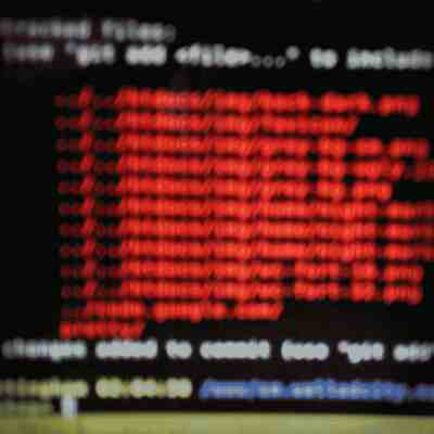 blurry programming code