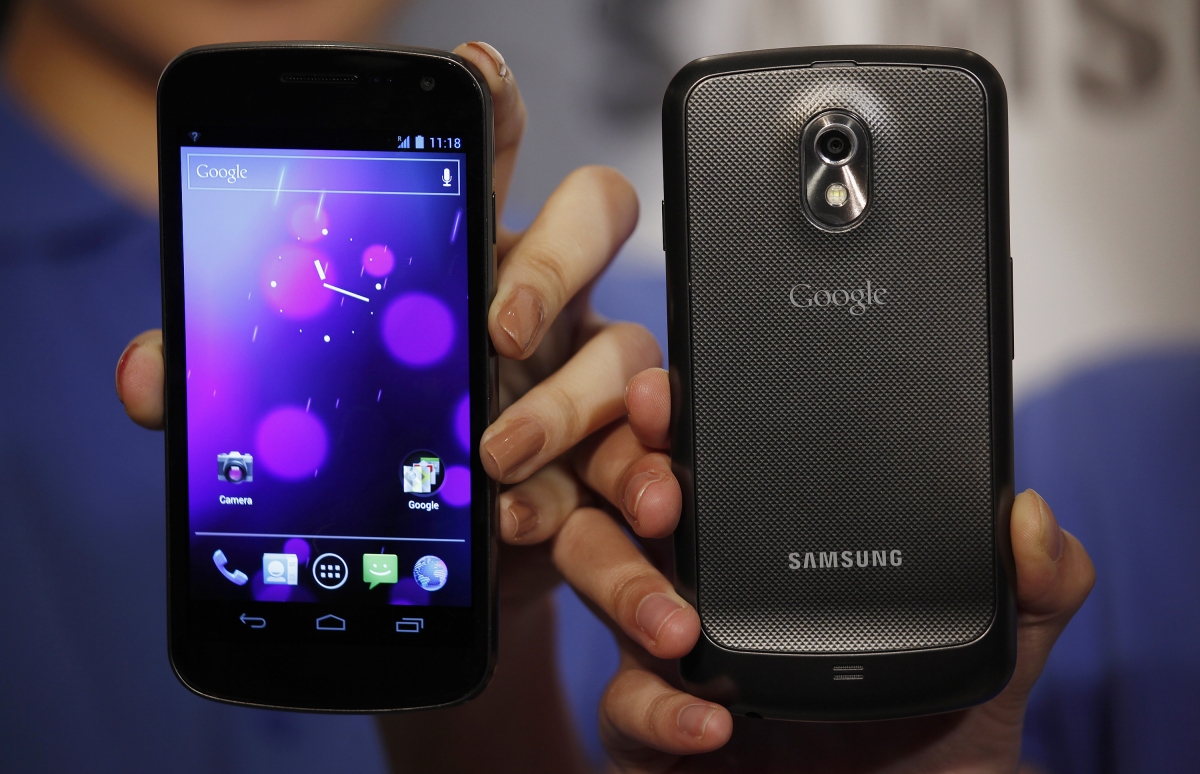 Galaxy Nexus front and back